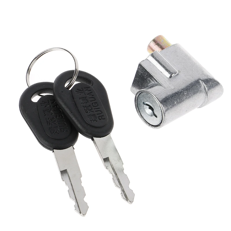 Replacement Ignition Switch Lock Cylinder 2 Keys for Gas Electric Scooter bike 