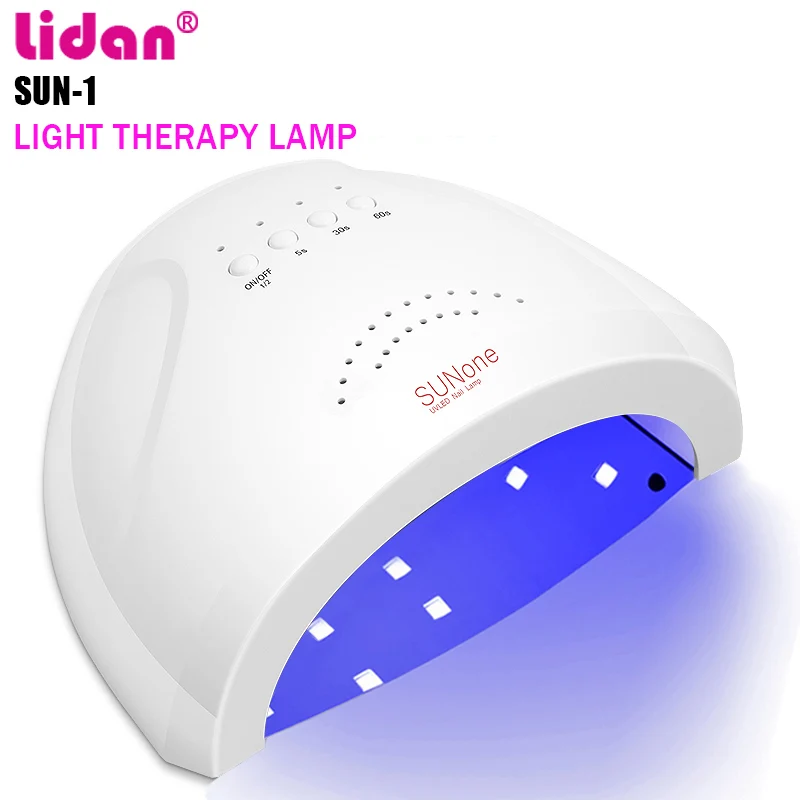 Lidan SUN-1 UV LED Lamp Nail Dryer 48W Ice Lamp For Manicure Gel Nail Lamp Drying Lamp For Gel Varnish Auto Sensor Manicure Tool