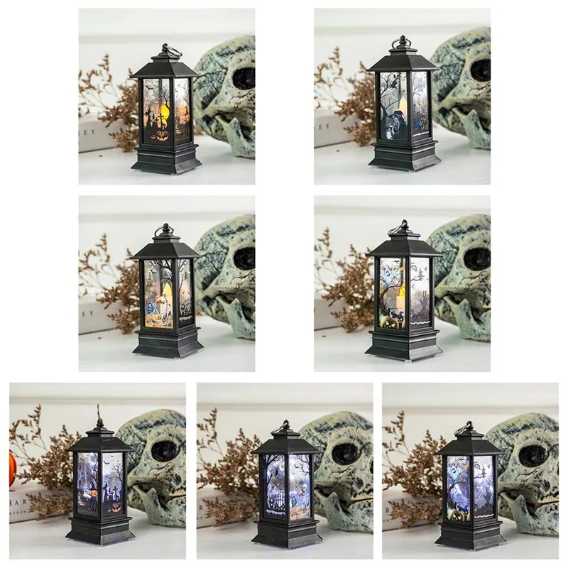 Pumpkin Lamp Halloween Light Creative Pumpkin Light Party LED Romantic Hanging Lantern