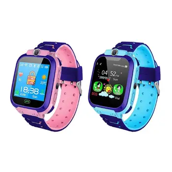 

Smart Watch Q12 1.44 inch Waterproof Voice LBS Kid Watch Digital Smartwatch for IOS Android Toys for Children Birthday Gift