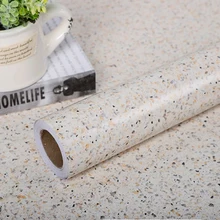 Terrazzo Oil Proof Waterproof Wallpaper PVC Self Adhesive Contact Paper For Bathroom Kitchen Countertop  Home Improvement