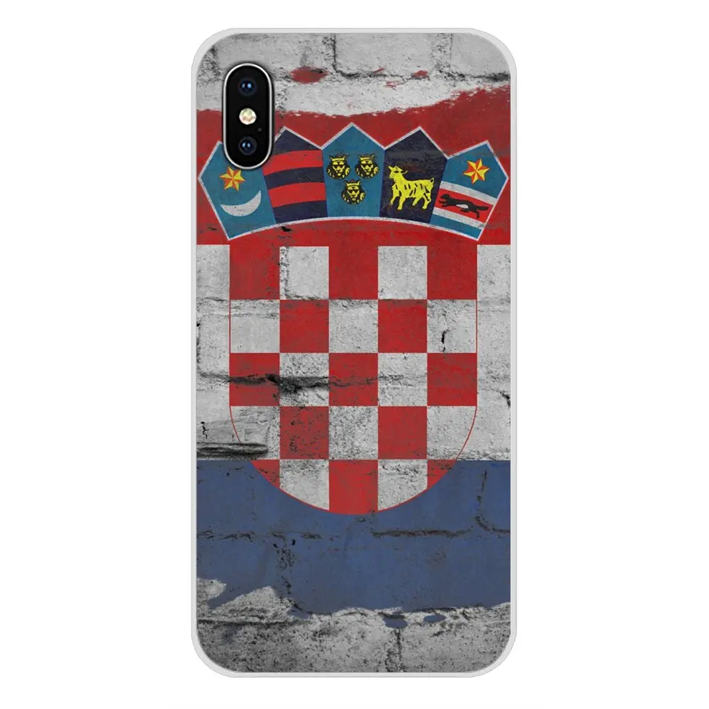 Аксессуары, чехлы для телефона, флаг Хорватии для Apple IPhone X XR XS 11Pro MAX 4S 5s 5C SE 6S 7 8 Plus ipod touch 5 6 - Цвет: images 6