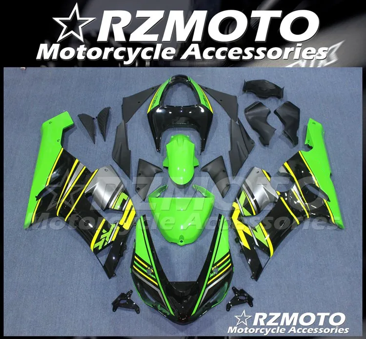 Новый ABS весь мотоцикл обтекатели комплект подходит для Kawasaki Ninja ZX 6R ZX6R 636 2005 2006 05 06