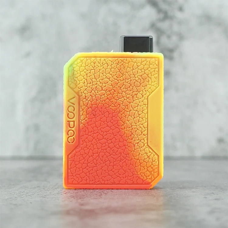 20 шт Защитный силиконовый чехол для VOOPOO Drag NANO Mod Vape kit текстура кожи резиновый чехол для рукава fit drag nano