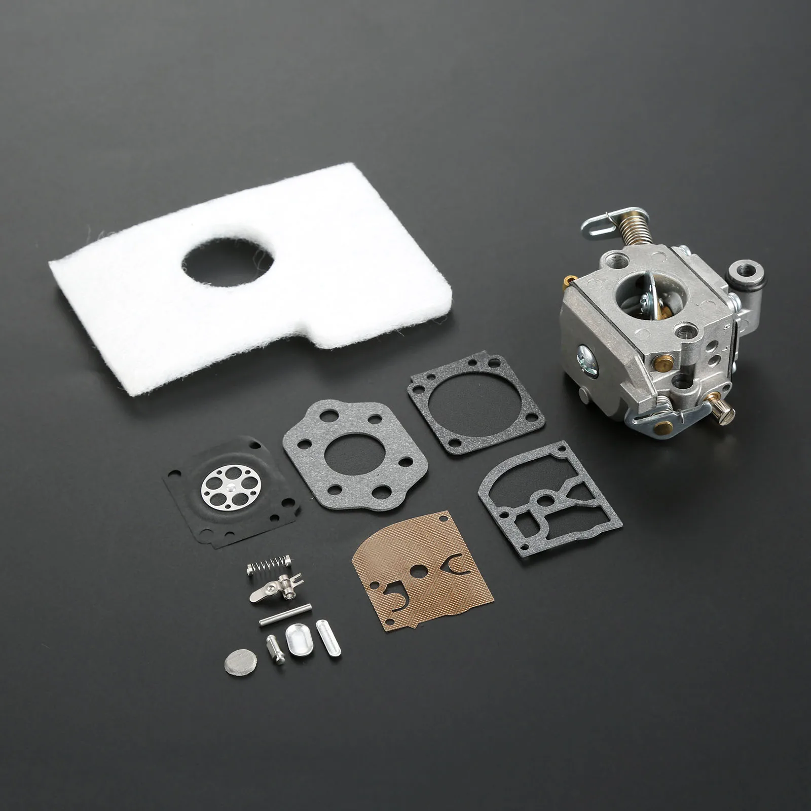 Kit Riparazione Carburatore Per Motosega MS 180, 170, 018, 017 - Kit Ricostruzione Con Parti Di Ricambio, Materiale Resistente, Facile Installazione