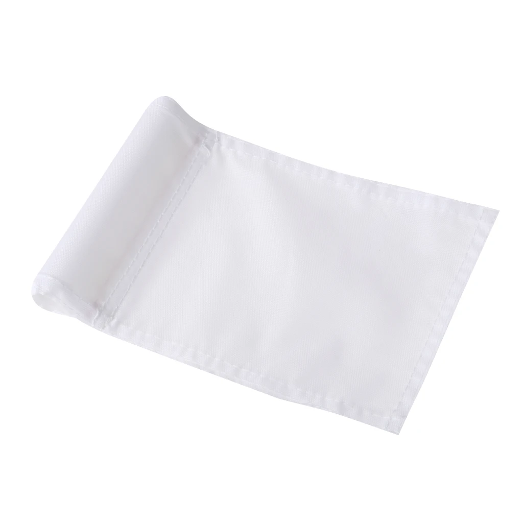 Golf Flag - 18x13cm Nylon Pin Flag for Backyard Driving Range Training and Practice - Choice of Colors