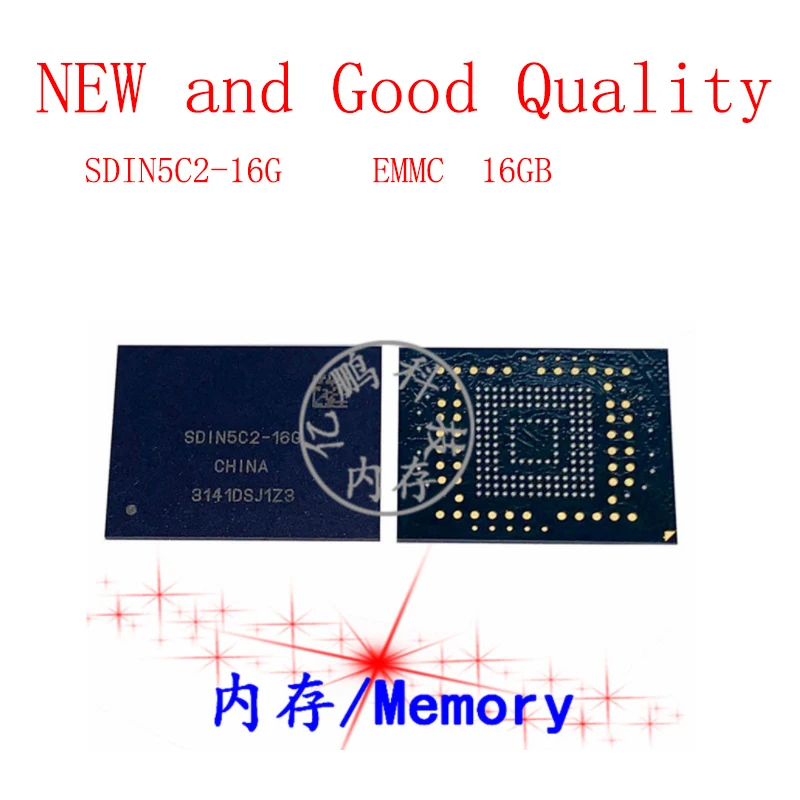 

SDIN5C2-16G BGA169 ball EMMC 16GB Mobile phone word memory hard drive New and Good Quality