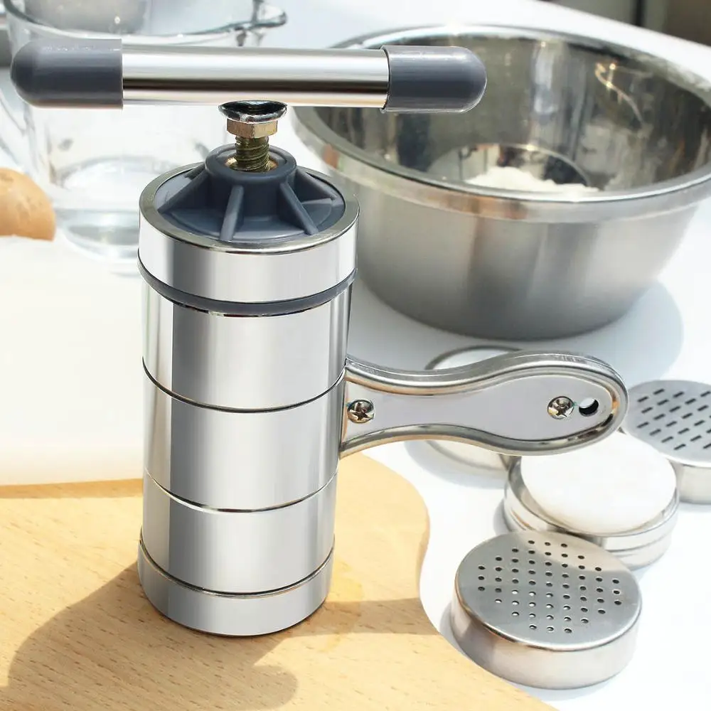 Новейшая ручная машина для производства лапши из нержавеющей стали бытовая