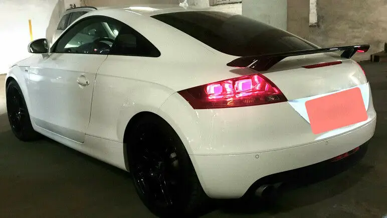 FRP задний багажник гоночный спойлер крыло черный подходит для Audi TT 8J Coupe 2008