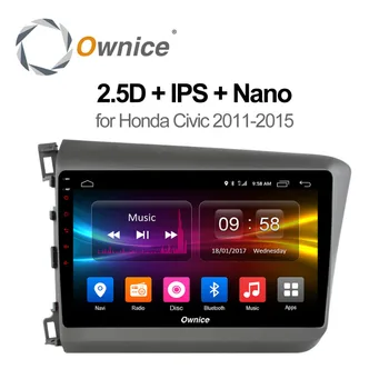 

9" IPS Android 8.1 2GB RAM 4G SIM LTE 8Core CAR DVD Player GPS Map Bluetooth 4.1 RDS Radio Wifi for Honda Civic 2011 2012-2015