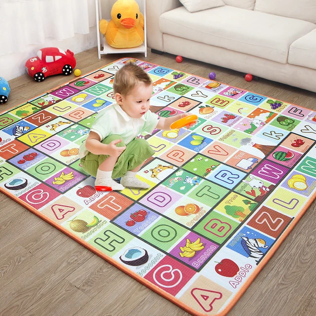 Infant Shining 200 180 1 5CM Baby Play Mat Thickening Eco friendly EPE Children Playmat Cartoon Infant Shining 200*180*1.5CM Baby Play Mat Thickening Eco-friendly EPE Children Playmat Cartoon Non-slip Carpet Living Room Mat