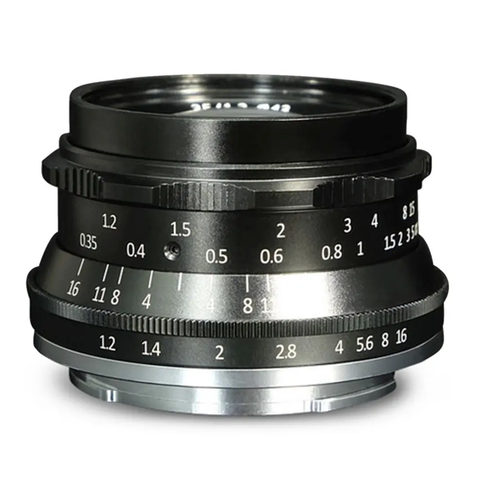 7 ремесленников 35 мм F1.2 Prime объектив для всех одиночных серий для SONY для Fuji для Canon для M43 камеры аксессуары