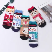 Забавные рождественские носки для взрослых, женщин, мужчин, с милым изображением Санта-Клауса, лося, снеговика, calcetines harajuku skarpetki damskie meias, зимние
