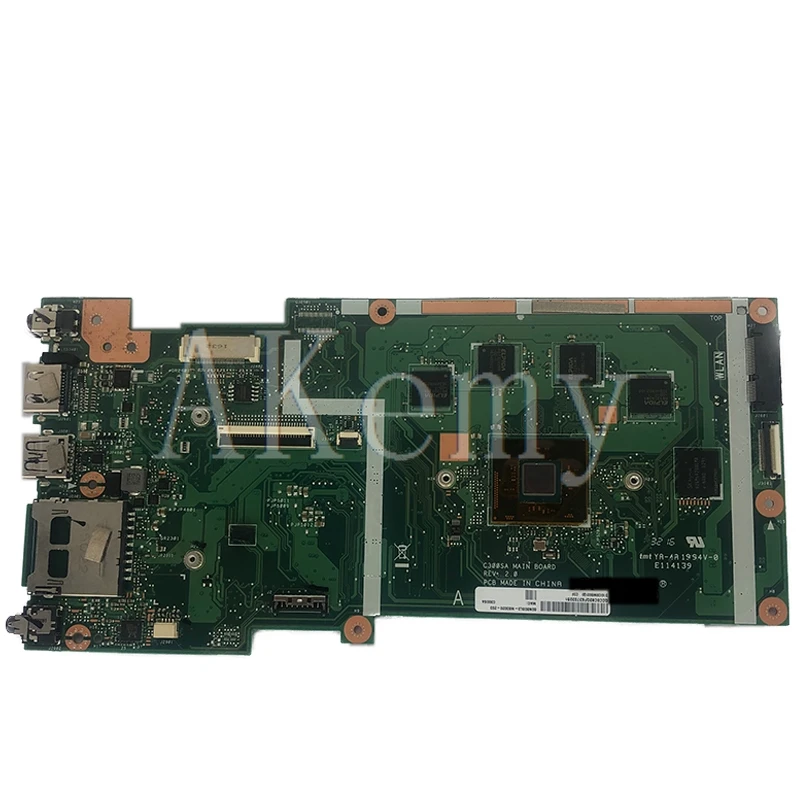SAMXINNO C300SA для For Asus Chromebook C300S Laotop материнская плата W/N3060U 4 Гб ОЗУ 32 г SSD|Материнские