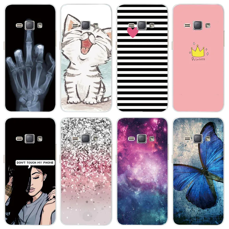 Silicone phone Case For Samsung Galaxy J1 2016 J120 J120F SM-J120F Cover soft tpu full 360 protective shell |