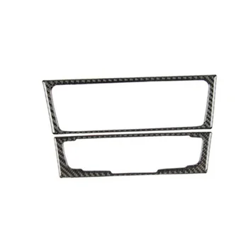 

Car CD Panel Cover Trim Carbon Fiber Console For A4 B8 A5 2010-2016 Decal 2pcs