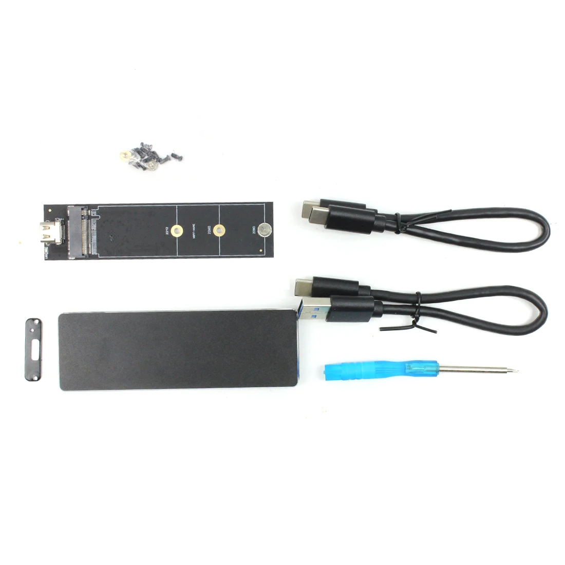 Для NVME SSD корпус PCI E M.2 к USB C Type адаптер USB3.1 Gen2 10 Гбит/с M2 PCIE внешний диск с