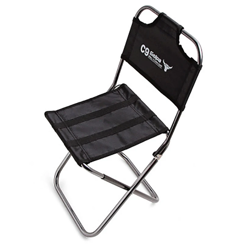 

Mountaineering Outdoor Fishing Backrest Chair Folding Small Size Chair Camping Hiking Chair Seat Stool