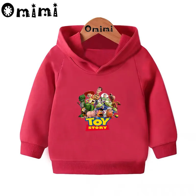 Toy Story Базз Лайтер/Вуди толстовки детские толстовки с капюшоном крутой пуловер для малышей топы для девочек и мальчиков, осенняя одежда KMT5318