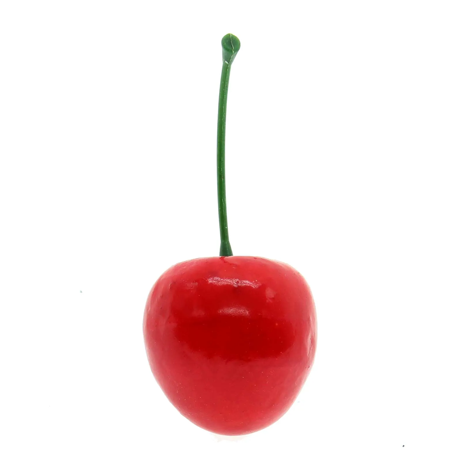 Artificial Cherry Lifelike Fruit Decoration Fake Plastic 10pcs Preschool Enlightenment Education - Цвет: Красный