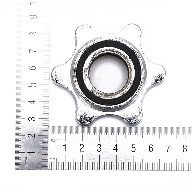 Liftingový spin-lock barbell límec sportovní celistvý ocel kolo ořech barbell pult celistvý ocel spin-lock obojky svěrky dumbell příslušenství