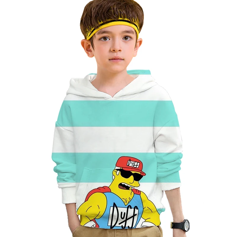 

Simpson long sleeve sweater 3D printed Hoodie street fashion suit Pullover slim men's and women's long sleeve hoodies