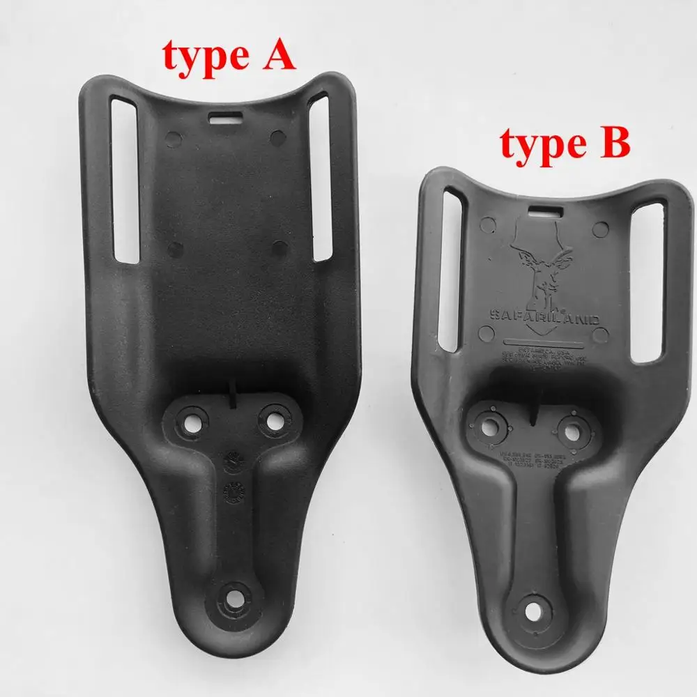 

Colt 1911/HK USP Compact/SIG Safariland Low-Ride Universal Belt Loop with 2" Belt Width Black Hunting Gun Holster Accessories