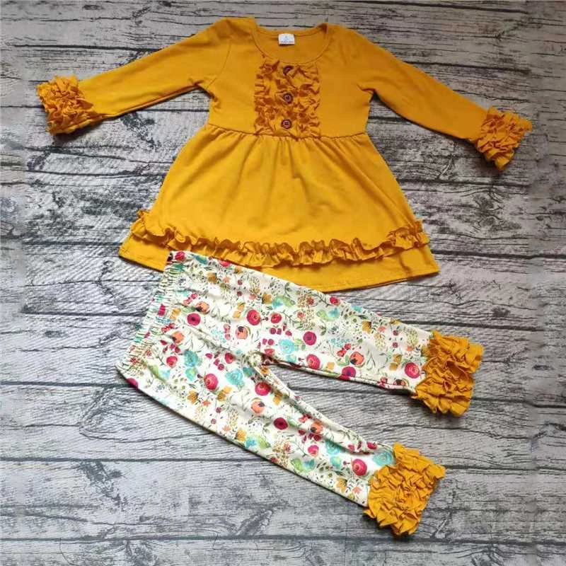 baby girl orange leggings