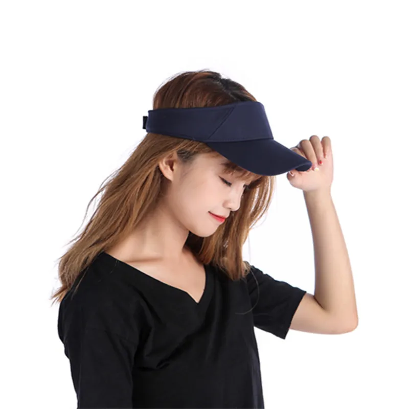 Tennis Caps Men Women Adjustable Sport Headband Classic Sun Sports Visor Hat Running Caps Tennis Beach Hat Outdoor Sports Hat