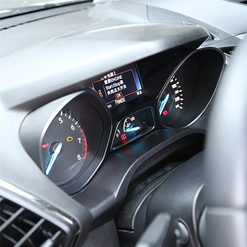 Для Ford Kuga ESCAPE автомобильный Стайлинг приборной панели автомобиля Защитное приспособление для монитора с пленочным покрытием Стикеры аксессуары для интерьера