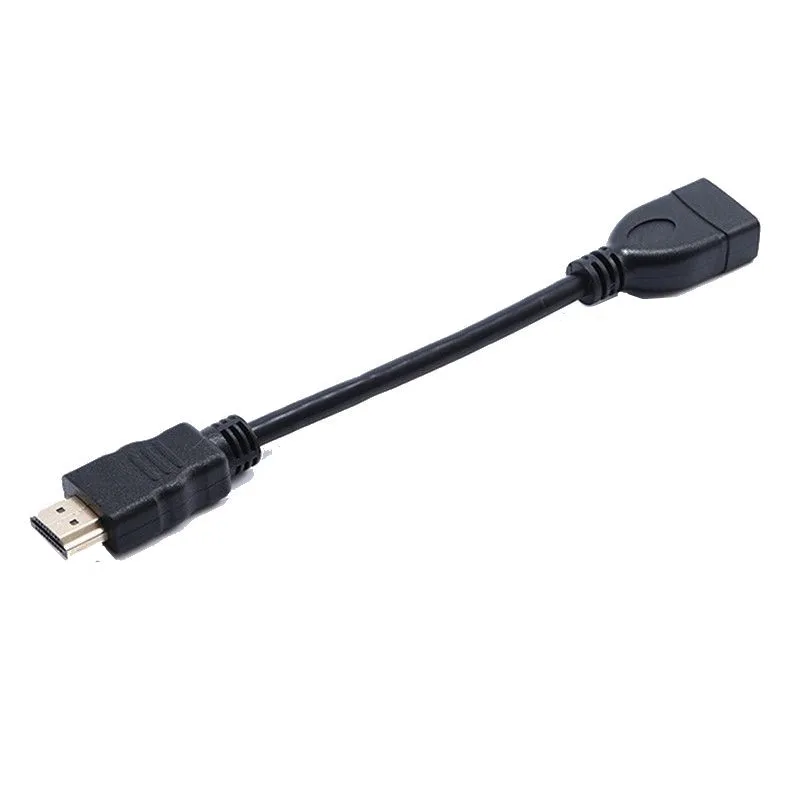HDTV Cable 90 Degree Angle Male to HD Adapter Extension Cord 15cm 50cm