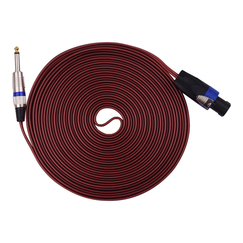 1/4 дюйма аудио соединительный шнур для NL4FC разъем Папа папа 12 AWG кабель