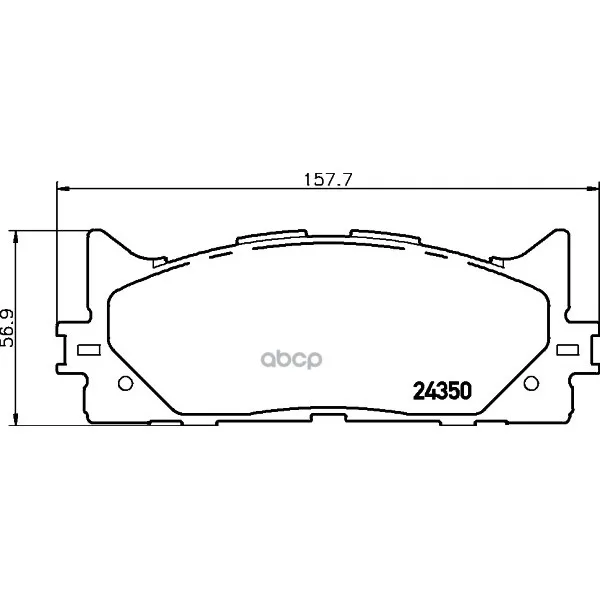 Колодки Тормозные Дисковые, Комплект Hella 8db355012401 HELLA арт. 8DB355012401