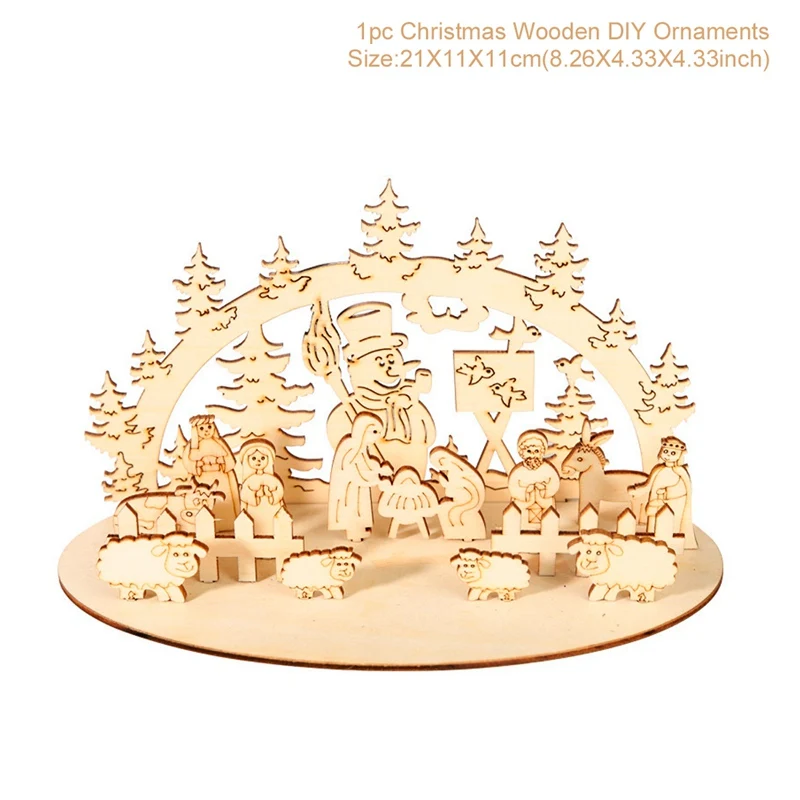 style 33 QIFU рождественские украшения Рождество Navidad рождественские украшения стола для дома Noel Natal Санта-Клаус орнамент - Цвет: style 33