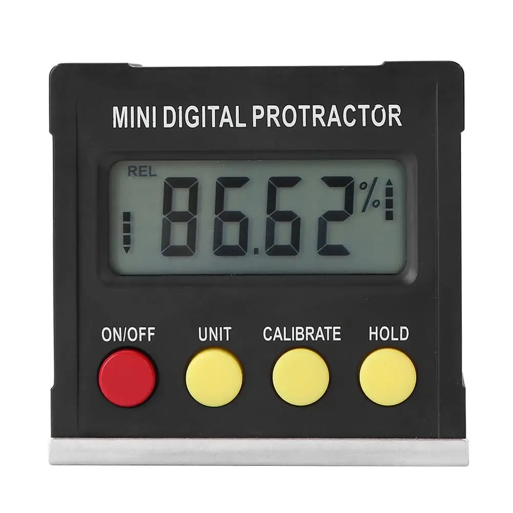Precision Horizontal Angle Meter Digital Protractor Inclinometer Electronic Level Box Magnetic Base Measuring Tools Professional