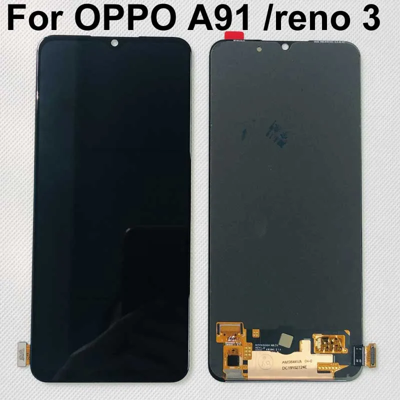 ЖК-дисплей Amoled для OPPO A91 CPH-2021 сменный кодирующий преобразователь сенсорного