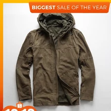 Мужская кожаная куртка из овчины в европейском и американском стиле, брендовая осенне-зимняя ветрозащитная теплая куртка, Мужская куртка-бомбер из натуральной кожи