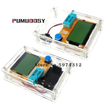 

ESR Meter Mega328 Transistor Tester Digital V2.68 ESR-T4 Diode Triode Capacitance MOS/PNP/NPN LCR 12864 LCD Screen Tester+CASE