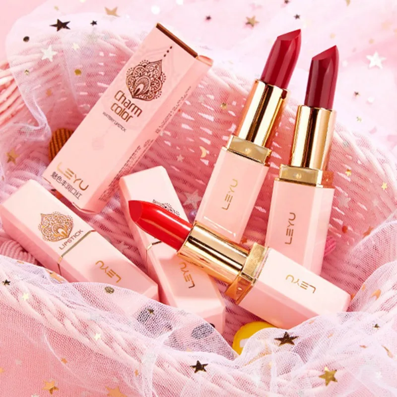 Matte Lipstick Long-lasting Waterproof Lipstick Makeup Lipstick Nude Beauty Lip Tint Cosmetics