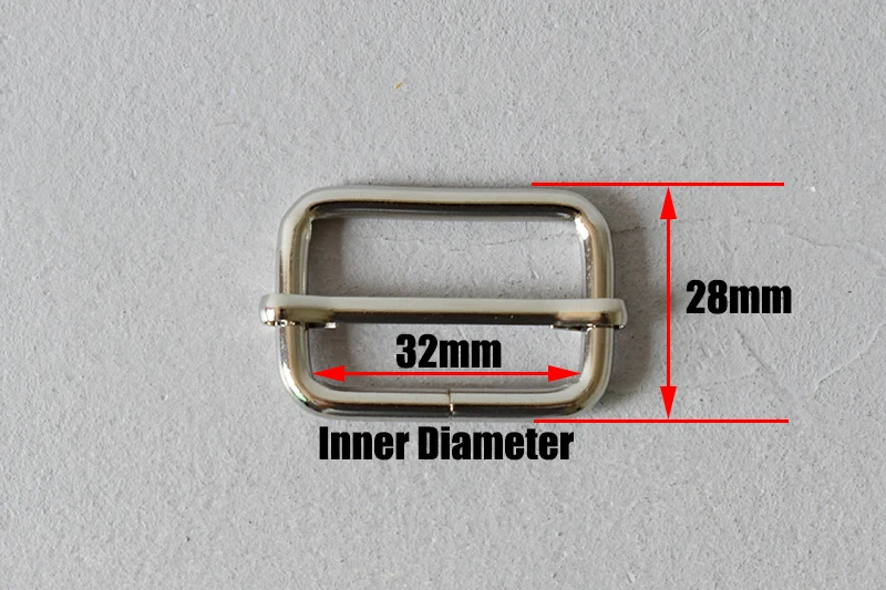 20 sets metal D ring snap clip hook belt buckle for DIY dog collar 30mm webbing sewing paracord handmade accessories adjuster hardware
