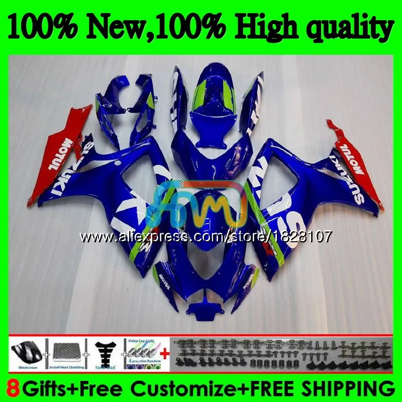 600/750CC для SUZUKI GSXR 600 750 CC GSX R750 завод синий GSX-R600 06 07 37BS. 8 GSXR600 GSXR-750 K6 GSXR750 2006 2007 обтекатели