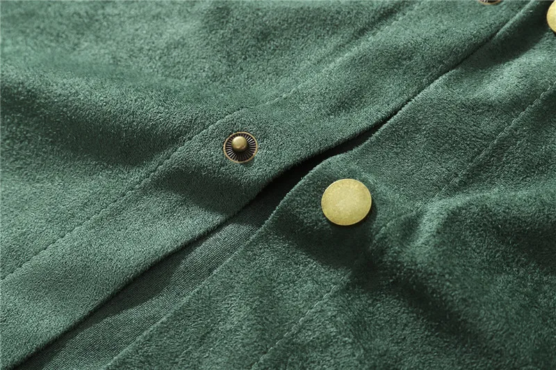 Темно-синяя замшевая рубашка мужская рубашка с отложным воротником ...