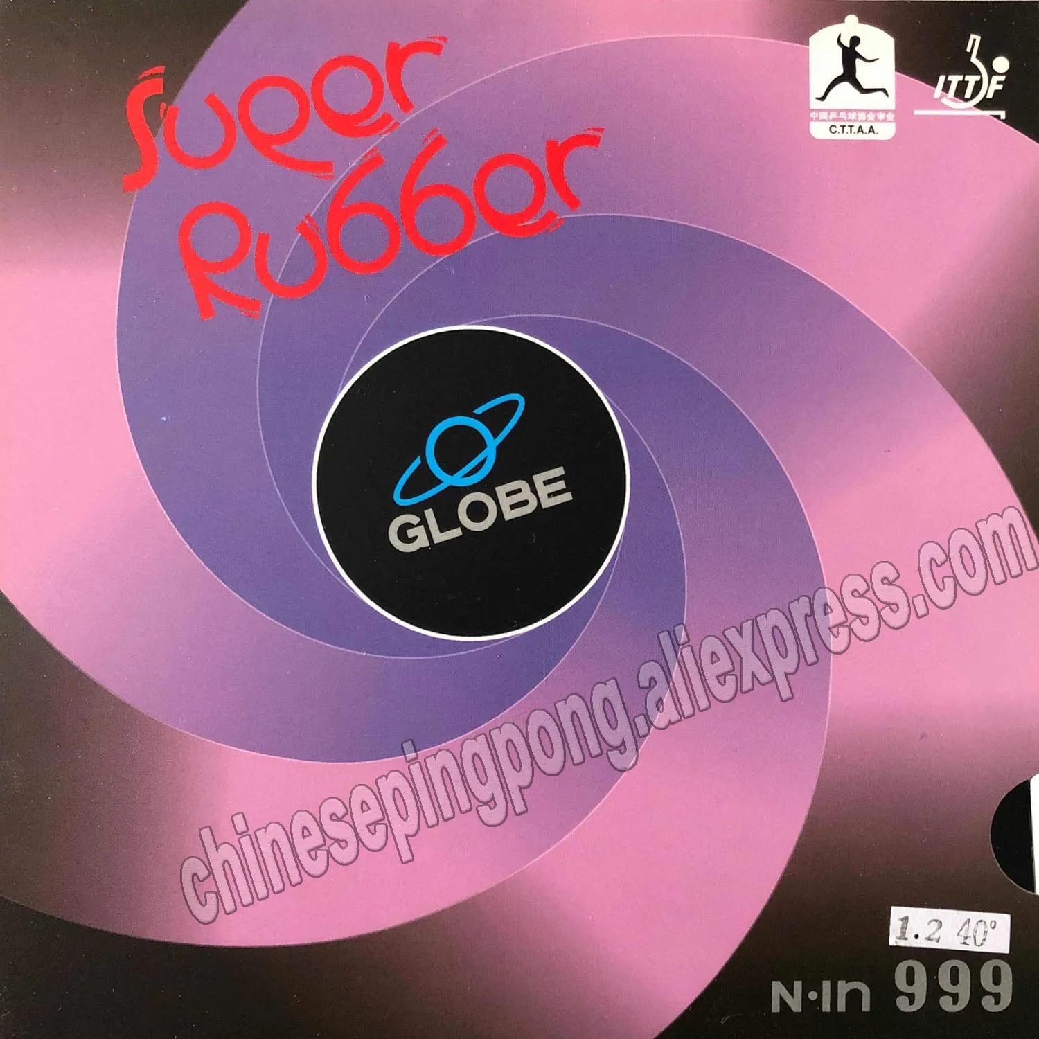 Прорезиненная губка для настольного тенниса Globe 999 Pips (пинг-понг) | Спорт и