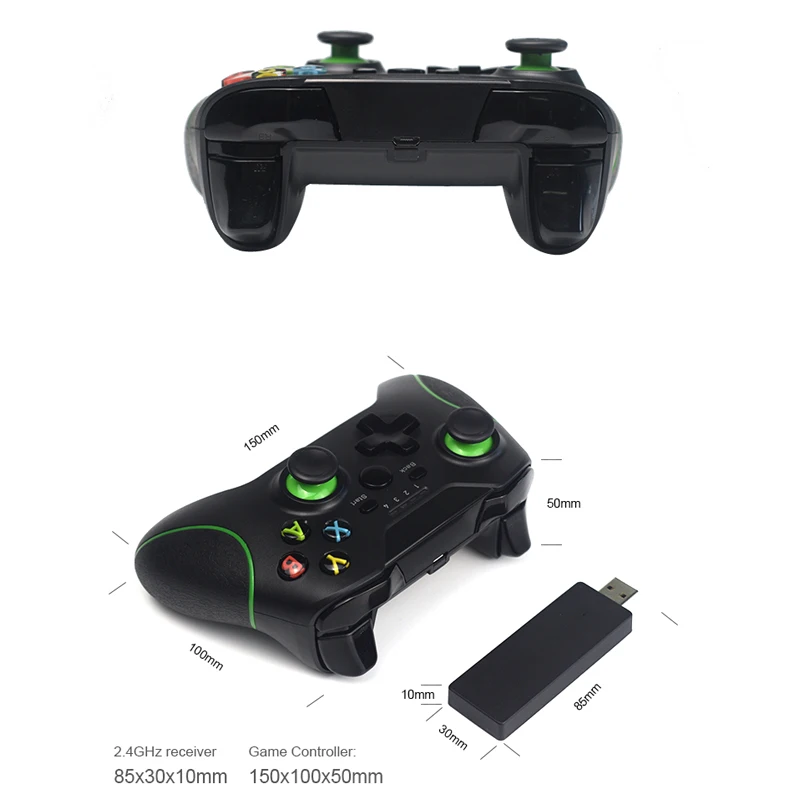 2,4G беспроводной игровой контроллер Джойстик для контроллер для XboxONE для PS3/Android смартфон геймпад для Win PC 7/8/10