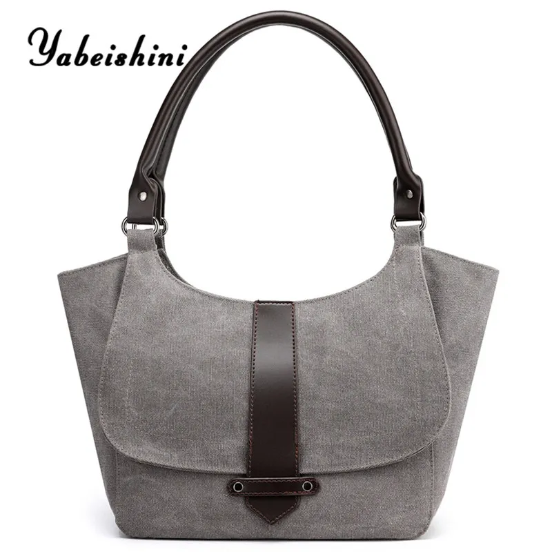 

Fashion canvas tote bag women Crossbody bag for ladys Shoulder Bags High quality women handbag canvas shopping bag Sac a main