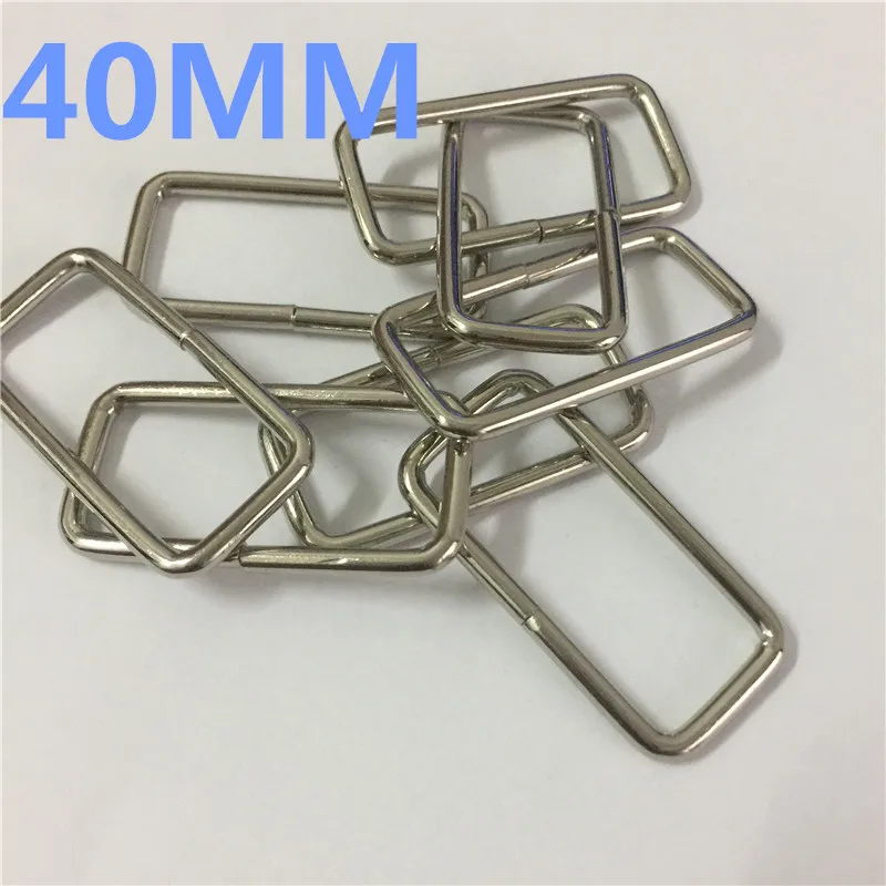 50 шт. прямоугольные D образные кольца 1 6 дюйма 40 мм belt buckle webbing belt bucklebelt buckle diy | Пряжки и крючки -32805699962