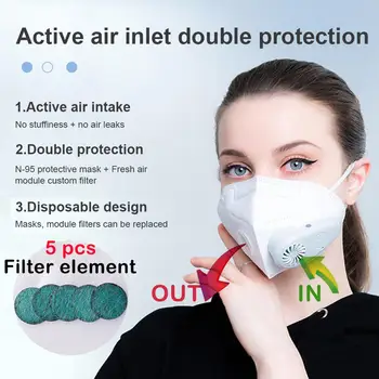 

USB Charging Smart Electric Mask Dustproof And Formaldehyde-proof With Breathing Valve Automatic Air Supply Protection Supplies