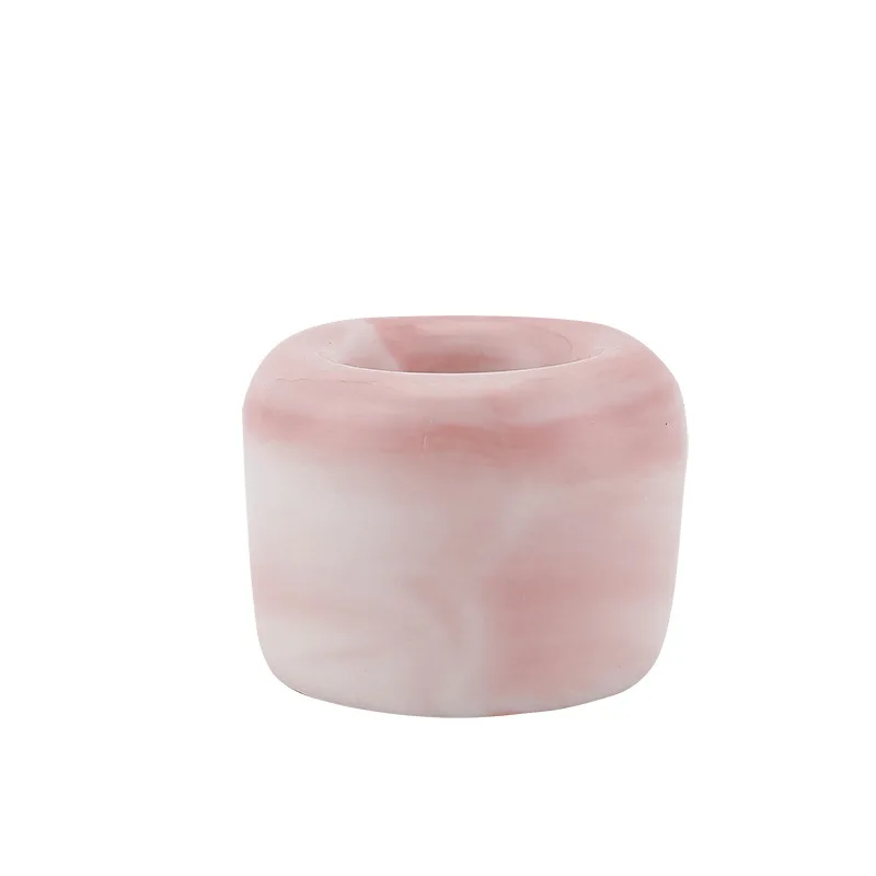 Marbling Donut Toothbrush Holder toothbrush cup Creative Ceramic Base Frame For Couple ToothBrush Shelf Storage Rack Bathroom Toiletries
