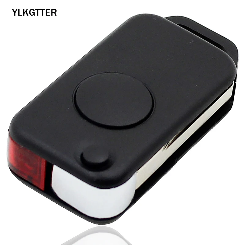 YLKGTTER 1 Кнопка умный Автомобильный ключ для Mercedes Benz W168 W124 W202 W210 W211 w203 авто Замена дистанционного флип ключ чехол Чехол