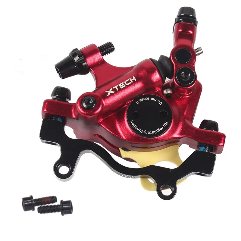 Red Rear ZOOM HB100 MTB линия Тяговая гидравлическая Дисковая тормозная штангенциркуль масляный дисковый тормозной суппорт электрический скутер дисковый тормоз набор для Xiaomi M365 - Цвет: Red Rear